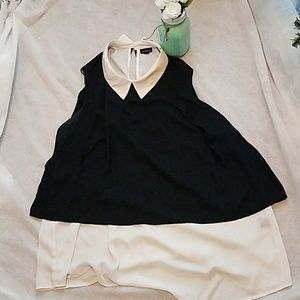 Torrid Black and White. Tank Sz 3x